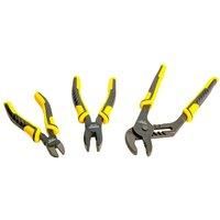 Stanley 3 Piece DynaGrip Plier Set 250mm, 180mm, 160mm Variation Set XMS22PLIER3
