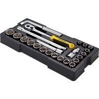 Stanley Tools 1/2In Drive 12 Point Metric Socket Module 23 Piece STA174726