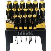 Screwdriver Set in Rack, 44 Piece