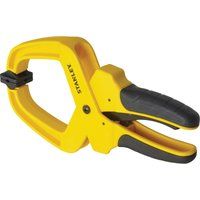 Stanley One Handed Clamp 50mm, 2in Capacity Deep Wide Jaw Spring Clamp STA083199