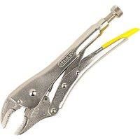 Stanley 084809 Curved Jaw Locking Pliers 225mm (9")