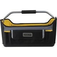 STANLEY Open Tool Bag Tote, Waterproof Base, Multi-Pockets Storage Organiser with Shoulder Strap, 22 Inch, 1-70-319