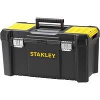 Stanley STST1-75521 Essential 19" Toolbox with Metal latches, Black/Yellow, Inch