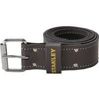 Stanley 2" Wide Dark Brown Leather Work Belt For Tool Pouch/Holder STA180119