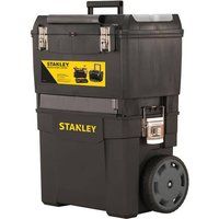 Stanley Black Plastic Mobile workshop (H)625mm (W)255mm (L)445mm