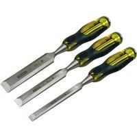 Stanley FatMax 3 Piece Bevel Edge Wood Chisel Set