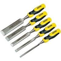 Stanley 216885 Dynagrip Chisel with Strike Cap Set (5 Pieces)