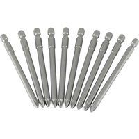 Stanley 368807B 100mm Pozi 2-Point Power Bit (10 Pieces)