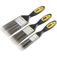 STANLEY HIGH QUALITY PLATINUM EMULSION PROFESSIONAL SET OF 3 PAINT BRUSH SET