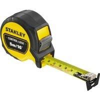 Stanley STHT37235-5 Control-Lock Tape Measure 5 Metre / 16 Feet - 25mm wide