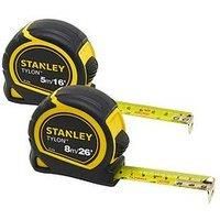 Stanley 5 And 8M Tape Measures  Twin Pack