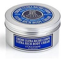 L/'OCCITANE Shea Ultra Rich Body Cream 200 ml, Body Moisturiser For Dry Skin, Luxury Women/'s Body Cream, Enriched With 25% Shea Butter, Vegan Formula