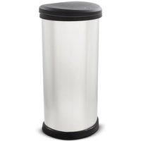 Curver Deco Bin 40L Recycled - Silver