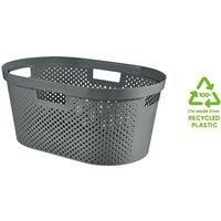 CURVER Infinity Laundry Basket Dots Recycled - Grey