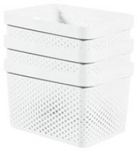 CURVER Infinity Dots 3 x 17 Litre - White