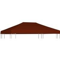 Gazebo Top Cover 310 g/m 3x4 m Terracota