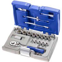 Britool E030700B Socket Set Metric 1/4" in Drive, 19 Pcs