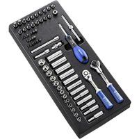 Expert by Facom 67 Piece 1/4" Drive Hex Socket Set Metric in Module Tray 1/4"