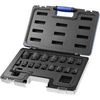 Expert by Facom 17 Piece 1/2" Drive Hex Impact Socket Set Metric 1/2"