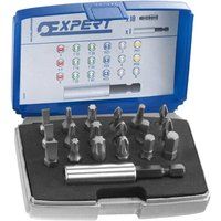 Expert By Facom E113901 19 Piece 1/4 Hexagon Screwdriver Bit Set & Bit Holder