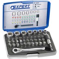 Britool E131705B 1/4-inch Drive Bit Set with Sockets and Accessories (39 Pieces)