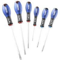 Expert By Facom E160903 6 Piece Screwdriver Set - Slotted & Pozi (PZ / Cross)