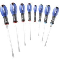Britool expert by facom E160906 8pc screwdriver set slotted flared pozi drive