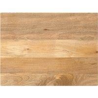 Table Top 70x60x3.8 cm Rectangular Solid Wood Mango
