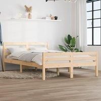 Bed Frame Solid Wood 140x200 cm