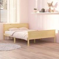 Bed Frame Solid Wood Pine 120x200 cm