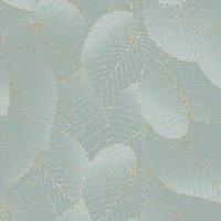 Muriva Ltd Muriva Dendron Leaf Olive Wallpaper, Green