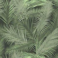 Muriva Ltd Muriva Ilana Leaf Green Wallpaper, Green