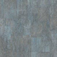 Muriva Ltd Muriva Kerr Texture Charcoal & Blue Wallpaper, Blue