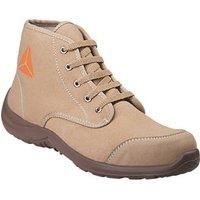Delta Plus Arona S1P sand canvas steel toe-cap/midsole safety work boots