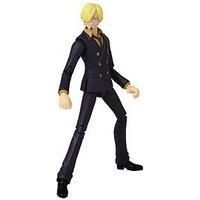 Anime Heroes One Piece Figures Sanji Action Figure | 17cm Articulated Sanji Anime Figure With Swappable Arms And Faces | Bandai One Piece Action Figures Pirate Toys Range