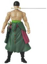 BANDAI Anime Heroes One Piece Figures Roronoa Zoro 3 Swords Style Action Figure | 17cm Articulated Zoro Anime Figure With Extra Accessories One Piece Action Figures Pirate Toys Range