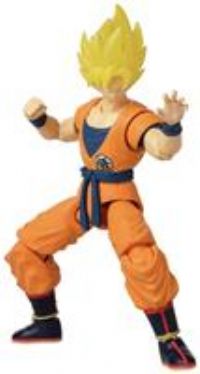 BANDAI Dragon Stars Figures Super Saiyan Goku | Dragon Ball Super: Broly Movie Goku Action Figure | 17cm Articulated Dragon Ball Figure Dragon Stars Anime Figures Goku Toy