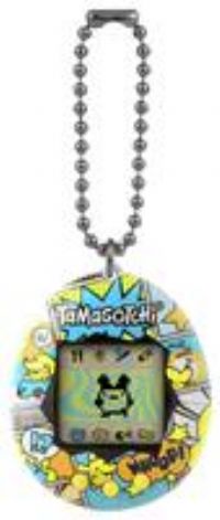 Bandai Tamagotchi Original Pochitchi Comic Book Shell | Tamagotchi Original Cyber Pet 90s Adults and Kids Toy with Chain | Retro Virtual Pets are Great Boys and Girls Toys or Gifts for Ages 8+