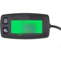 Engine Hour Meter Inductive Tachometer Gauge Backlit Digital Resettable for Motorcycle Marine Glider