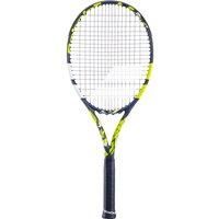 Babolat - Boost Aero Tennis Racket for Adults - Lightweight Racket for Men or Women - Strung and Graphite Frame for Lightness and Power when Playing - Size 1 - Colour: Grey/Yellow
