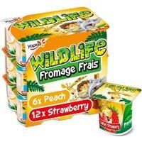 Wildlife Strawberry & Peach Fromage Frais 18 x 45g