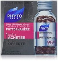 PHYTOPHANERE by PHYTO Dietary Supplement for Beautiful Hair & Nails 2 Capsules (240 Capsules for The Price of 120) x 120