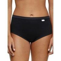 Chantelle Women/'s Cotton Comfort High Waist Brief, Black, S