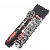 12pcs 1/2 Inch Socket Wrench Set Metric Impact Sockets Ratchet Spanner Complete Tool Kit