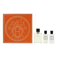 Hermes Terre D'hermes Eau De Toilette 50ml, Shower Gel 40ml + Aftershave 40ml