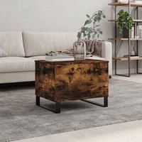Coffee Table Smoked Oak 60x44.5x45 cm Engineered Wood