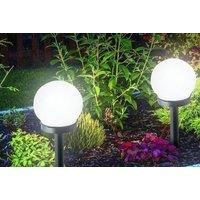 Round Solar Plug Bulb - Two Colours & Two Options! - White