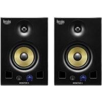 Hercules Monitor 5 - Ideal-Performance 2-Way Active Studio Monitors with 5 Inch Drivers for Accurate Audio