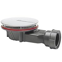 Wirquin Low Profile Waterless Shower Trap 40mm Depth, Slim Plus New