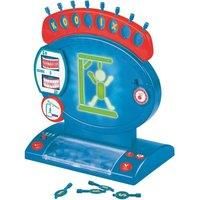 LEXIBOOK JG800 Electronic Hangman, Child and Family Board Game, Spelling and Vocabulary, Light and Sound Effects, 2 Players, Blue/red